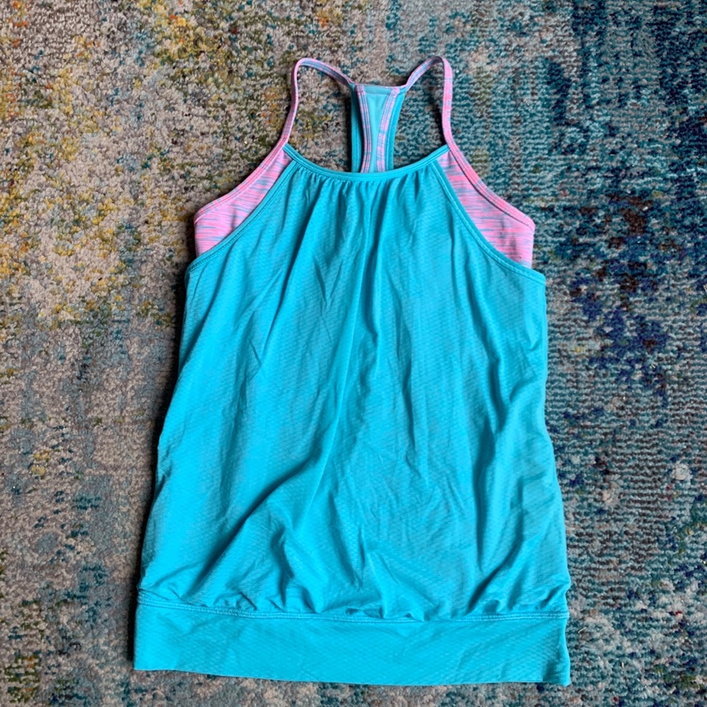 Lululemon Ivivva Tank with Bra size 14 ❤️ CUTE!!